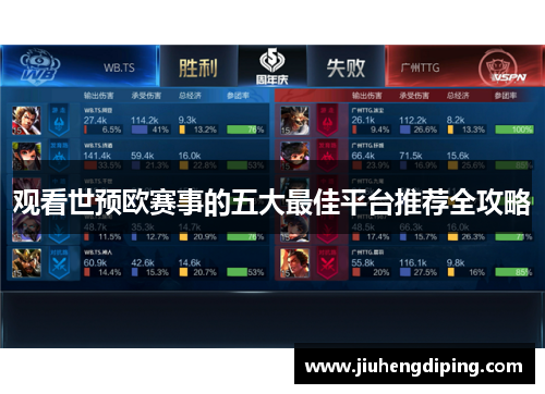观看世预欧赛事的五大最佳平台推荐全攻略